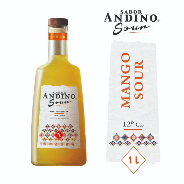 PISCO ANDINO MANGO SOUR 1L