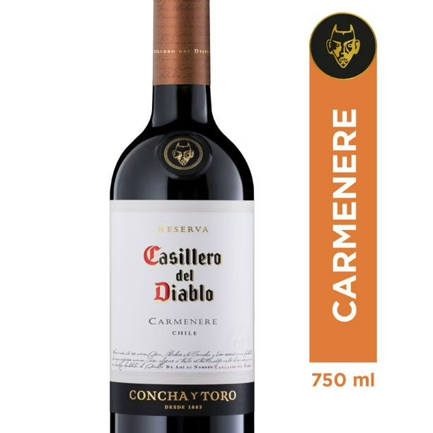 INO CASILLERO DEL DIABLO CARMENERE 750CC