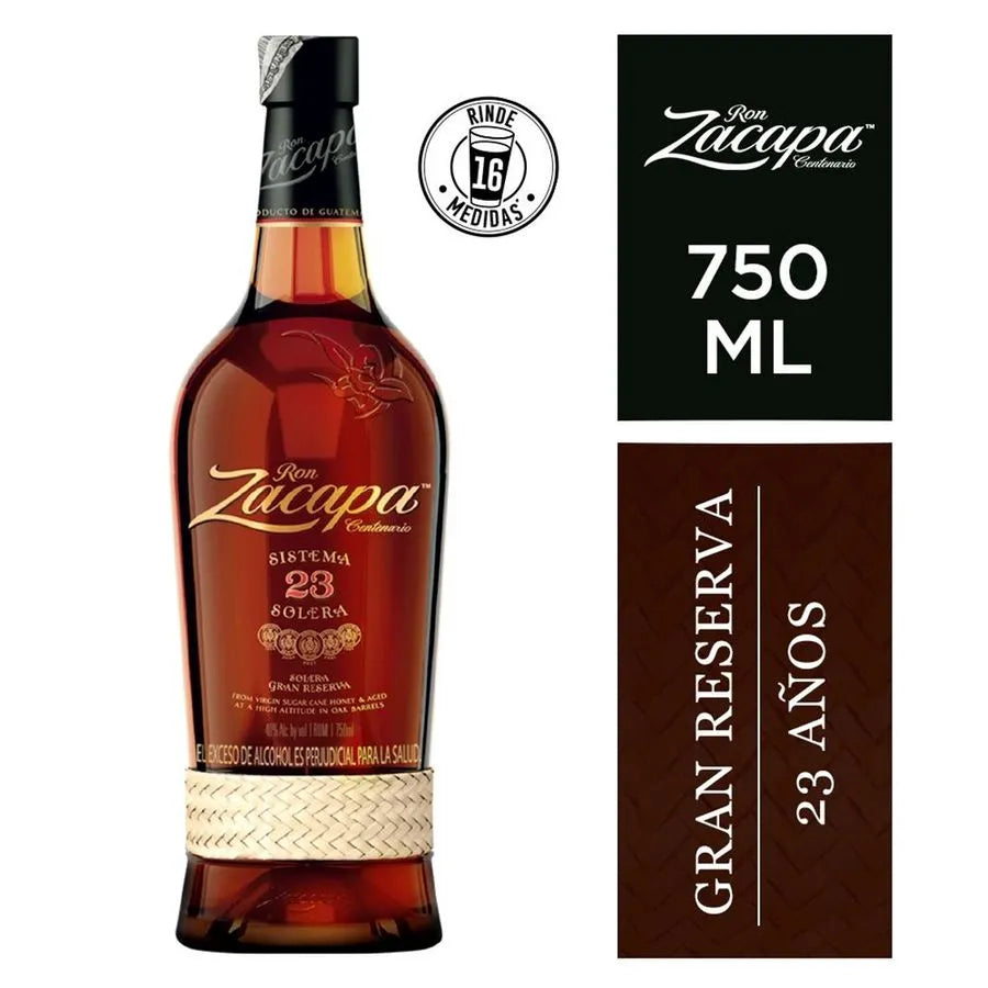 RON ZACAPA 23 750CC