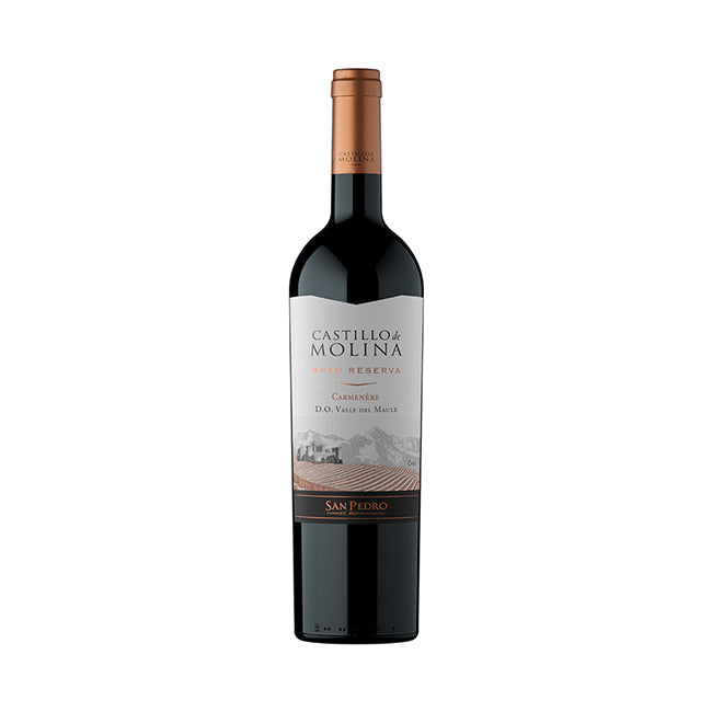 VINO CASTILLO DE MOLINA GRAN RESERVA CARMENERE 750CC