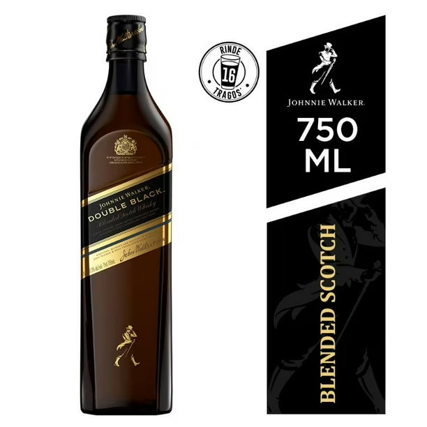 WHISKY JOHNNIE WALKER DOUBLE BLACK 750CC