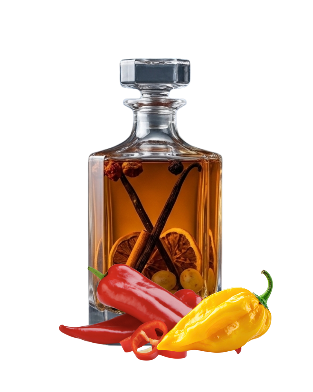TEQUILA MACERADO CON AJI MANGO HABANERO