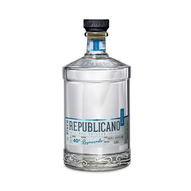 PISCO REPUBLICANO MOSCATEL 750CC