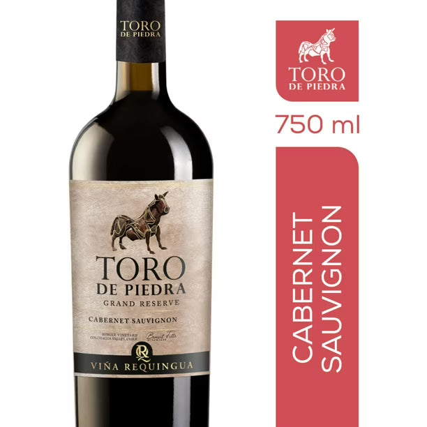VINO TORO DE PIEDRA GRAN RESERVA CABERNET SAUVIGNON 750CC