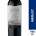 VINO CASTILLO DE MOLINA GRAN RESERVA MERLOT 750CC