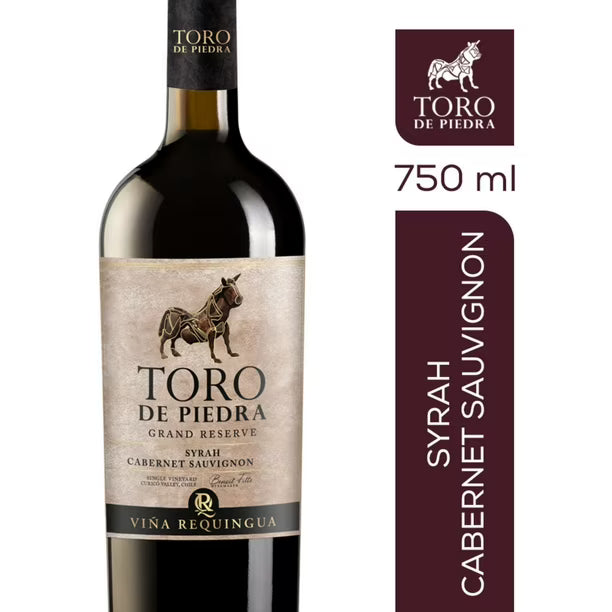 VINO TORO DE PIEDRA GRAN RESERVA CABERNET - SYRAH 750CC