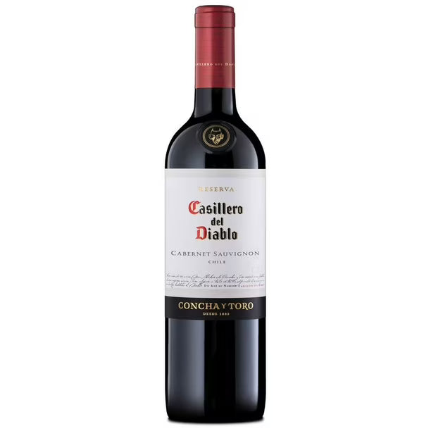 VINO CASILLERO DEL DIABLO CABERNET SAUVIGNON 750CC