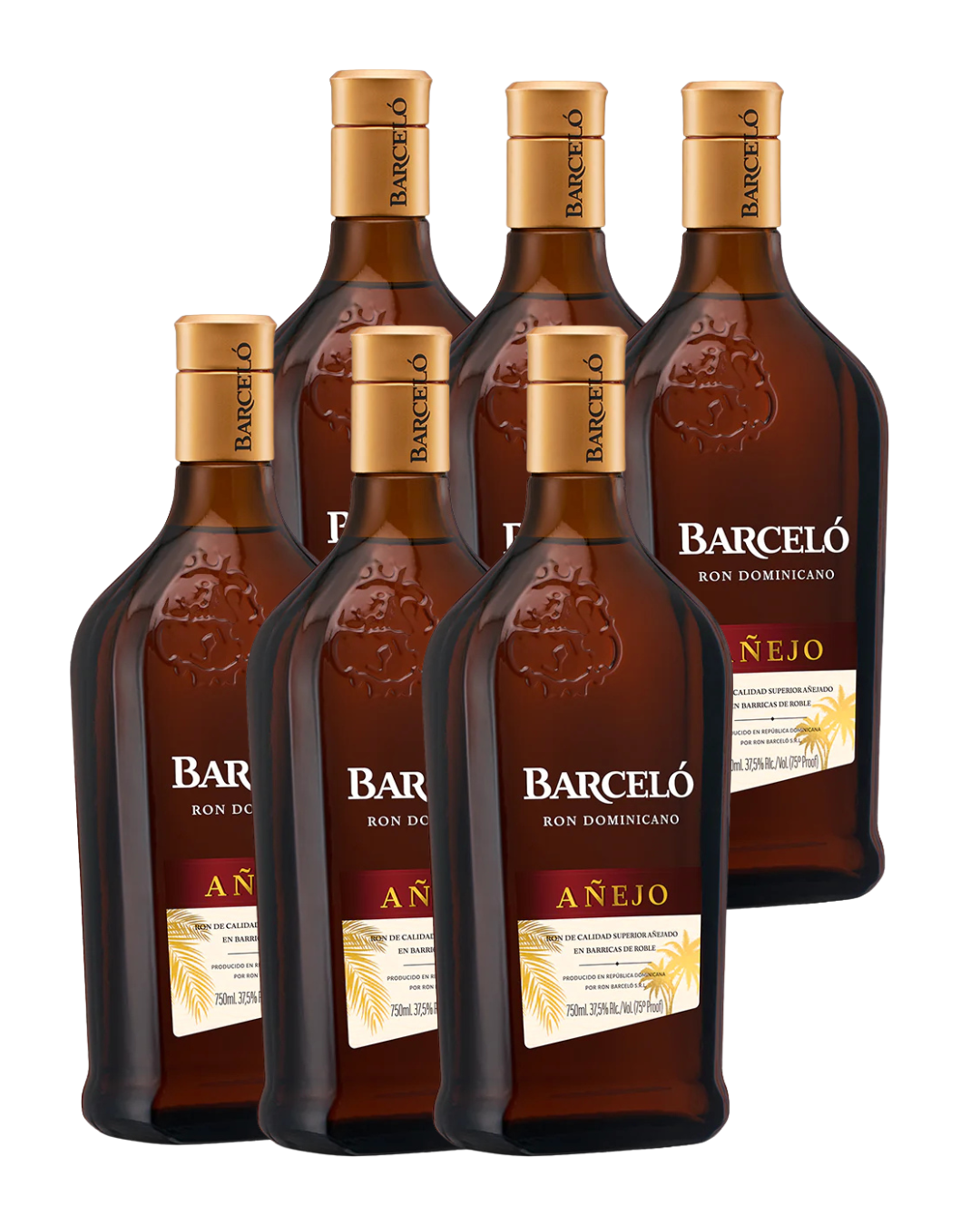 RON BARCELÓ AÑEJO 750CC X6