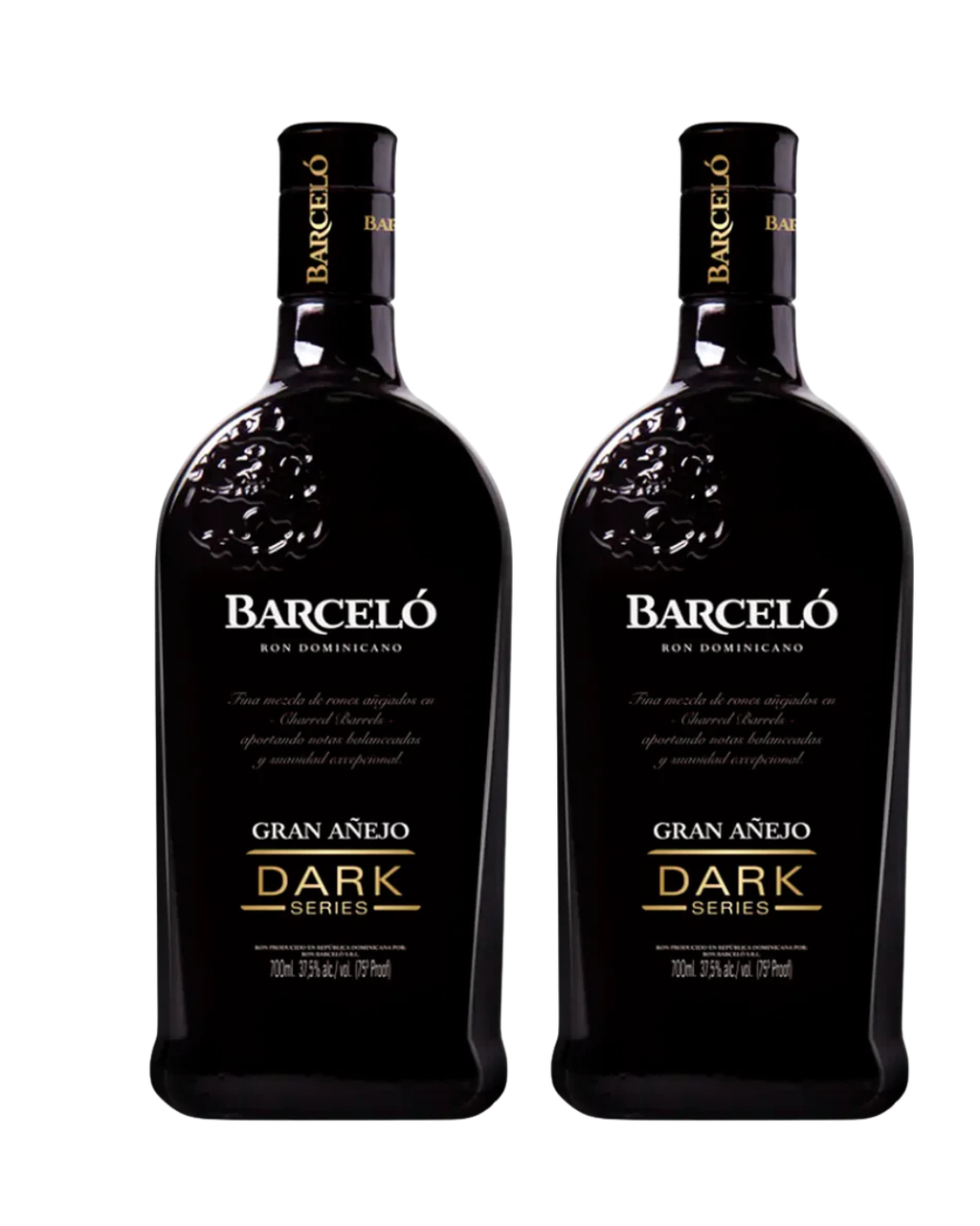 RON BARCELÓ GRAN AÑEJO DARK SERIES 700CC X2