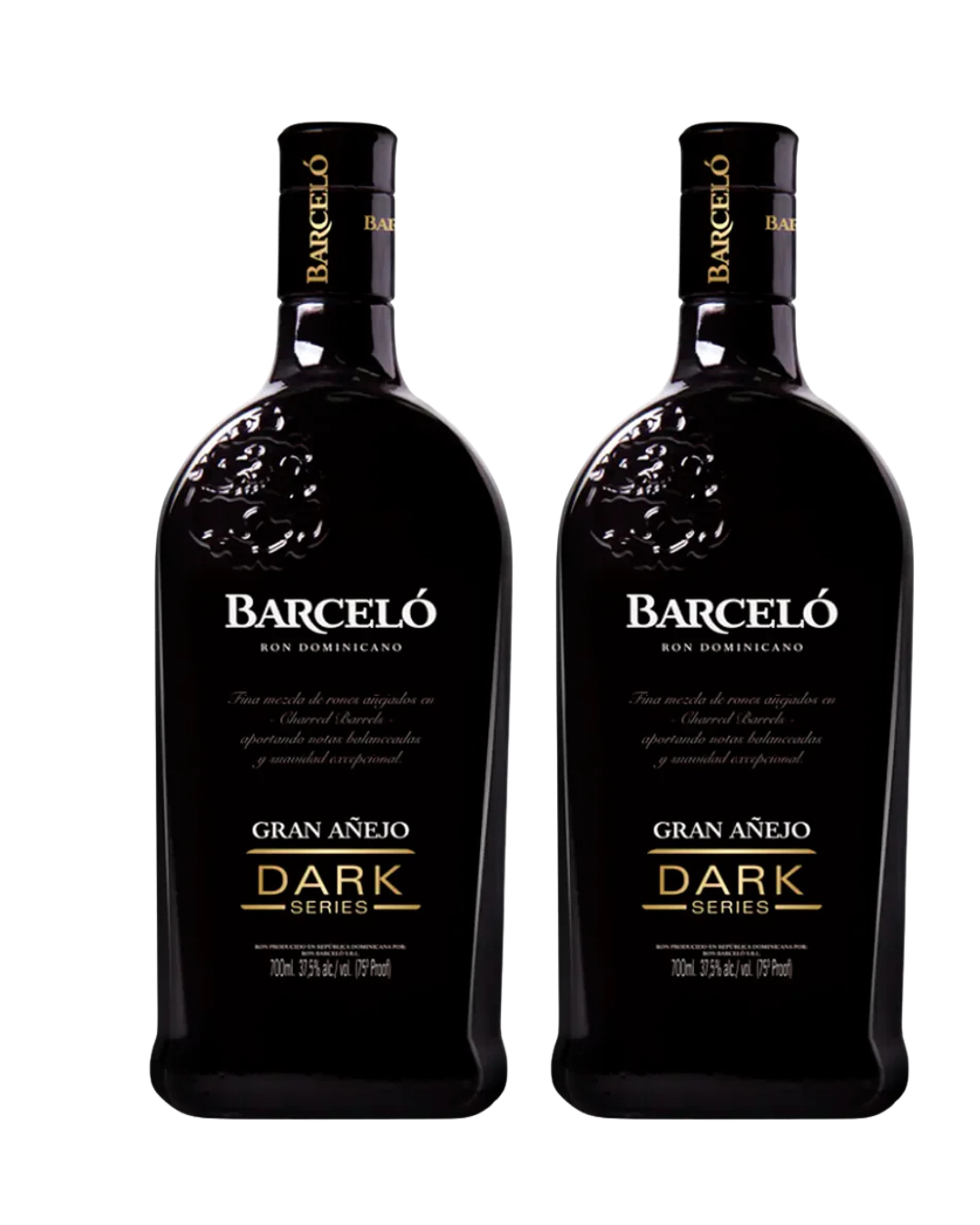 RON BARCELÓ GRAN AÑEJO DARK SERIES 700CC X2
