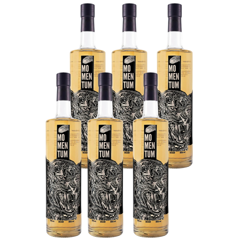 6X LICOR MOMENTUM FLOR DE SAUCO 750CC