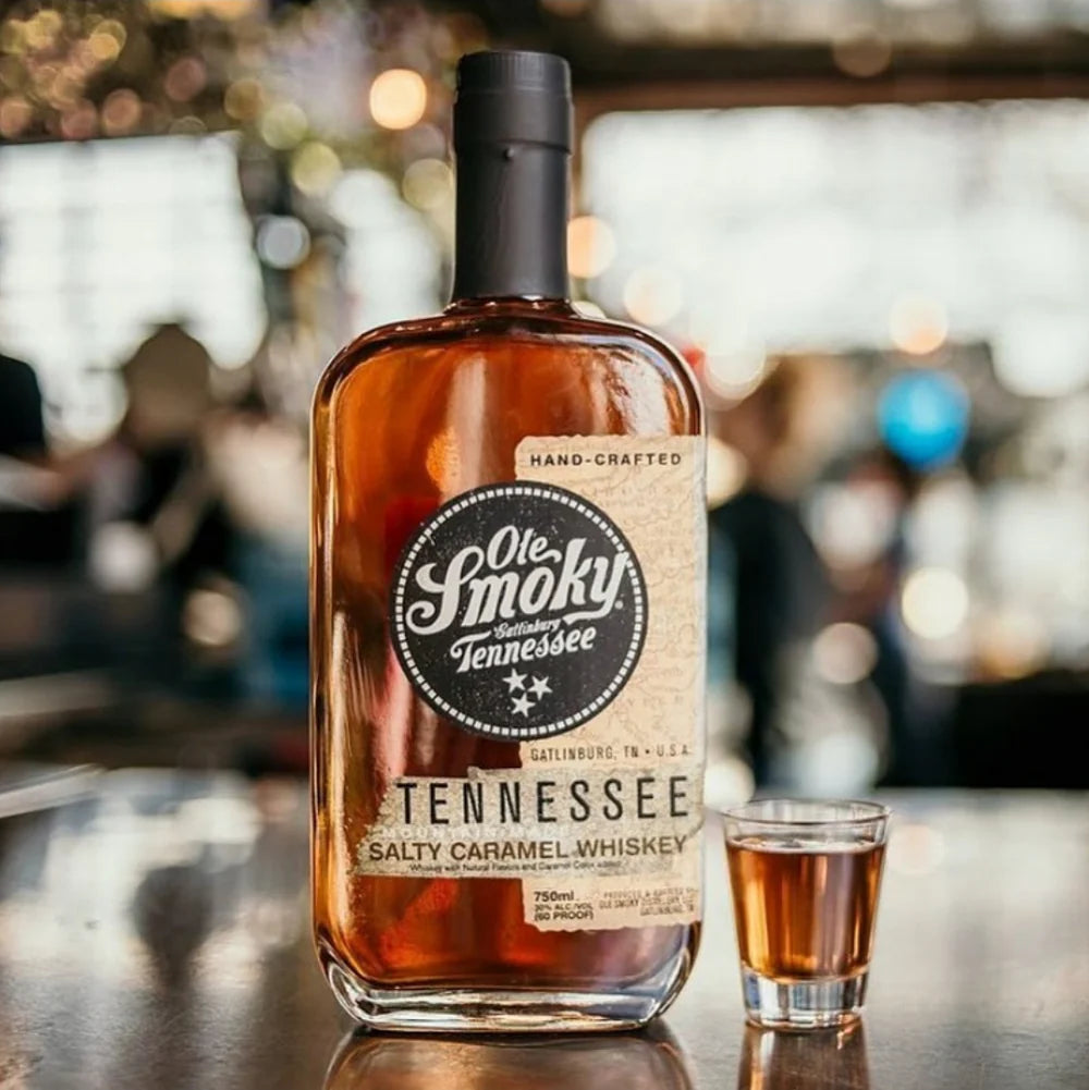 WHISKEY OLE SMOKY SALTY CARAMEL 750CC