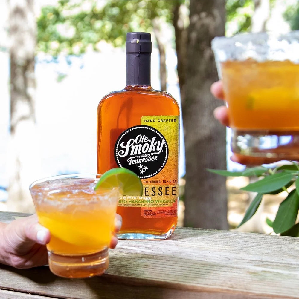 WHISKEY OLE SMOKY MANGO HABANERO 750CC