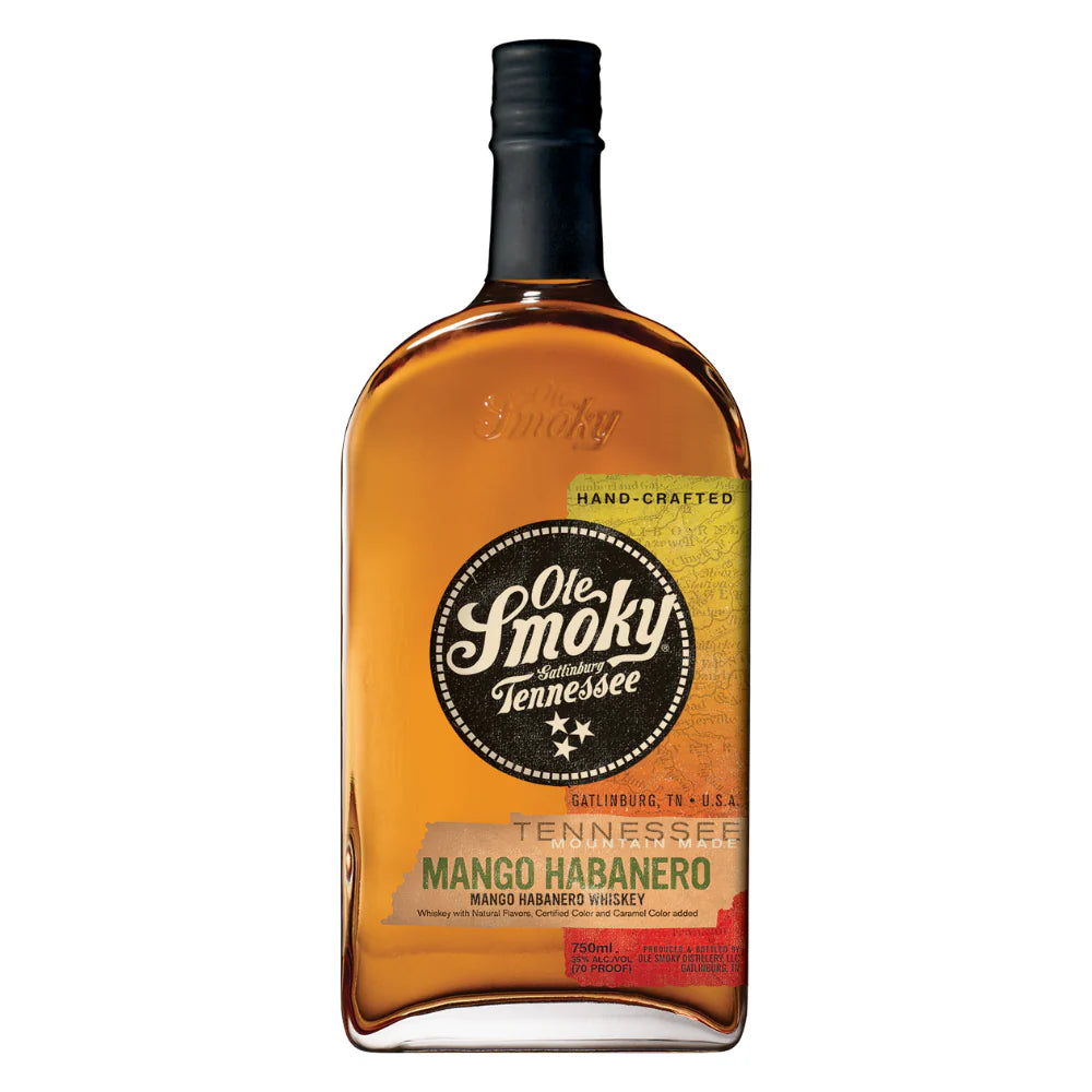 WHISKEY OLE SMOKY MANGO HABANERO 750CC
