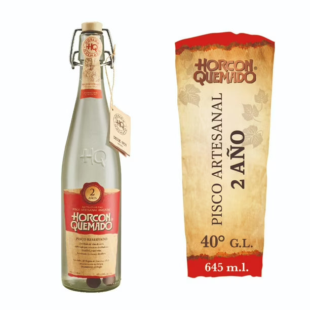PISCO HORCÓN QUEMADO 2 AÑOS 645CC