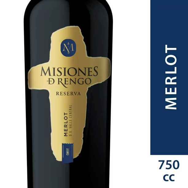 VINO MISIONES DE RENGO RESERVA MERLOT 750CC
