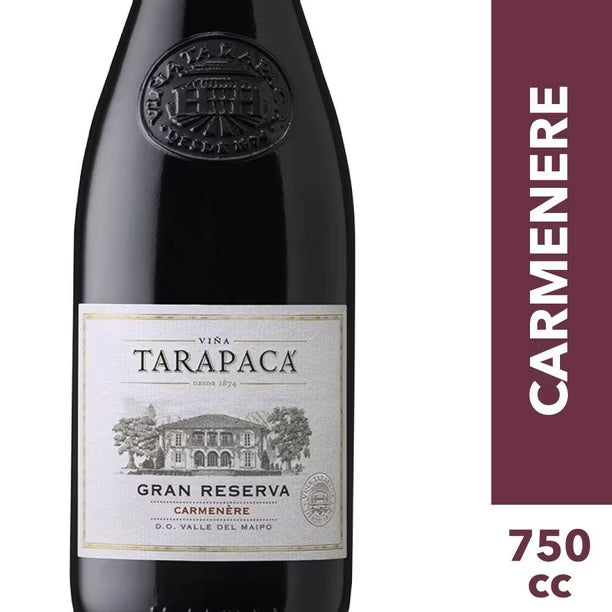 VINO TARAPACÁ GRAN RESERVA CARMENERE 750CC