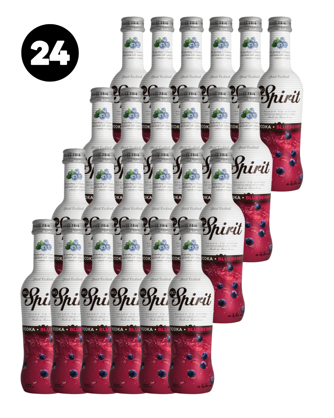 VODKA SPIRIT BERRYS 275CC (24 UNIDADES)