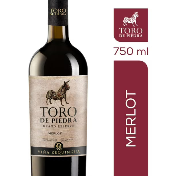 VINO TORO DE PIEDRA GRAN RESERVA MERLOT 750CC