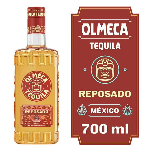 TEQUILA OLMECA REPOSADO 750CC